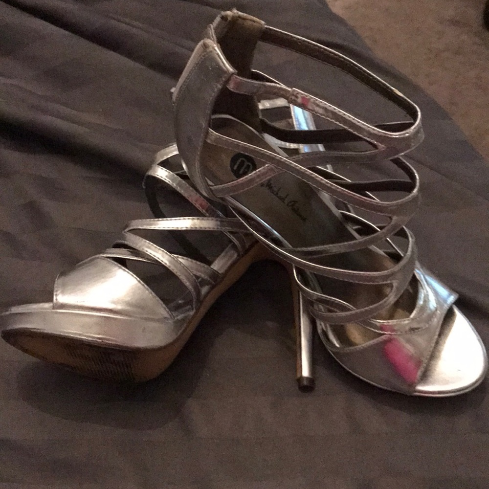 Silver heels